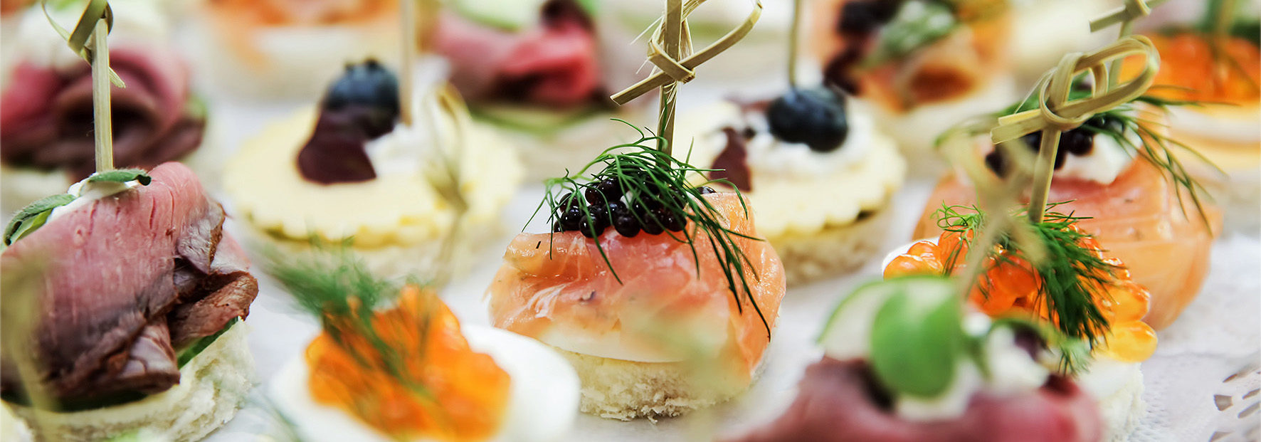 Unterschiedliches Fingerfood